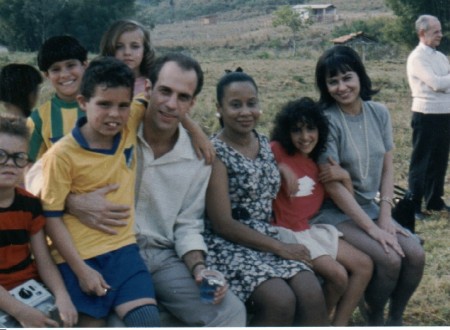Junim (Samuel Brandão), Tonico (Levindo Júnior), pai do Maluquinho (Roberto Bomtempo), Irene (Edyr de Castro), Julieta e mãe do Maluquinho (Patrícia Pilar). Foto: arquivo pessoal.