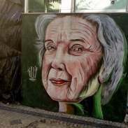 Grafite de Marcelo Gud na rua Fernandes Tourinho, na Savassi. Fotografado por Beto Trajano em 2.5.2014.