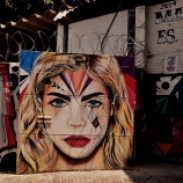 Grafite na av. Cristóvão Colombo com rua Tomé de Souza, fotografado por CMC em 28.9.2014