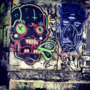 Grafite de PA e KILLA (Calle Crew), no Minascentro. Fotografado por Guilherme Ávila e publicado originalmente em outubro/2013 em seu Instagram: http://instagram.com/guilherme_avila